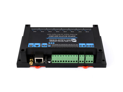 Industrial 8-Channel ESP32-S3 WiFi Relay Module, Onboard isolated RS485 interface, Built-in Xtensa 32-bit LX7 Dual-core Processor, With Multiple Isolation Protection Circuits