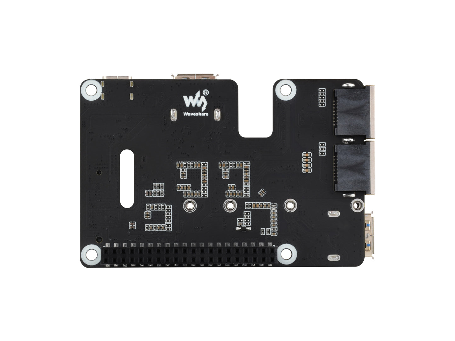 PCIe To USB 3.2 Gen1 / 2.5G ETH / M.2 NVMe Adapter For Raspberry Pi 5, Supports NVMe Protocol M.2 Solid State Drive, Expands 2-ch USB 3.2 Ports And 2-ch Ethernet Ports