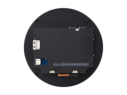 ESP32-P4 3.4 / 4 Inch Round Touch Display Development Board, 800 × 800 / 720 × 720 Resolution, Optical Bonding Toughened Glass Panel, Onboard Dual Microphones, Support Wi-Fi 6 / Bluetooth 5 (LE)