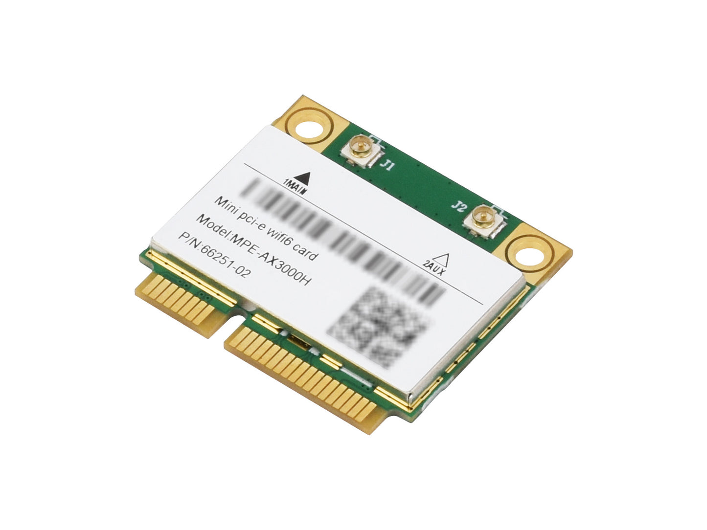 Wireless MINIPCIE AX200 NIC, Gigabit Dual-Band Wi-Fi 6, 802.11AX Standard, Bluetooth 5.2