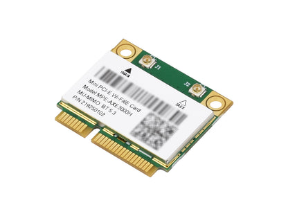 Wireless MINIPCIE AX210 NIC, Gigabit Tri-Band Wi-Fi 6E, 802.11AX Standard, Bluetooth 5.3