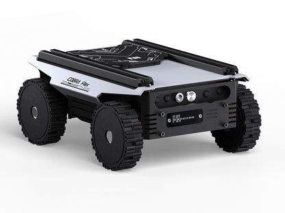Cobra Flex Universal Modular Drive-by-Wire Chassis, 4 Wheels 4WD Compact Differential Chassis, Hub Motors, Multi-Host Compatible, Fully Open-Source Code