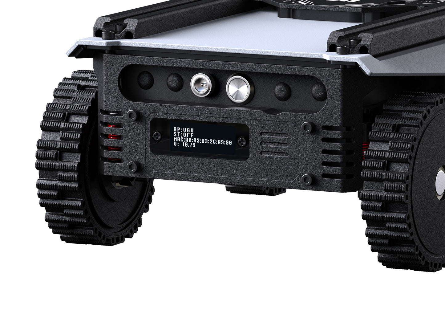 Cobra Flex Universal Modular Drive-by-Wire Chassis, 4 Wheels 4WD Compact Differential Chassis, Hub Motors, Multi-Host Compatible, Fully Open-Source Code