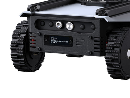 Cobra Flex Universal Modular Drive-by-Wire Chassis, 4 Wheels 4WD Compact Differential Chassis, Hub Motors, Multi-Host Compatible, Fully Open-Source Code