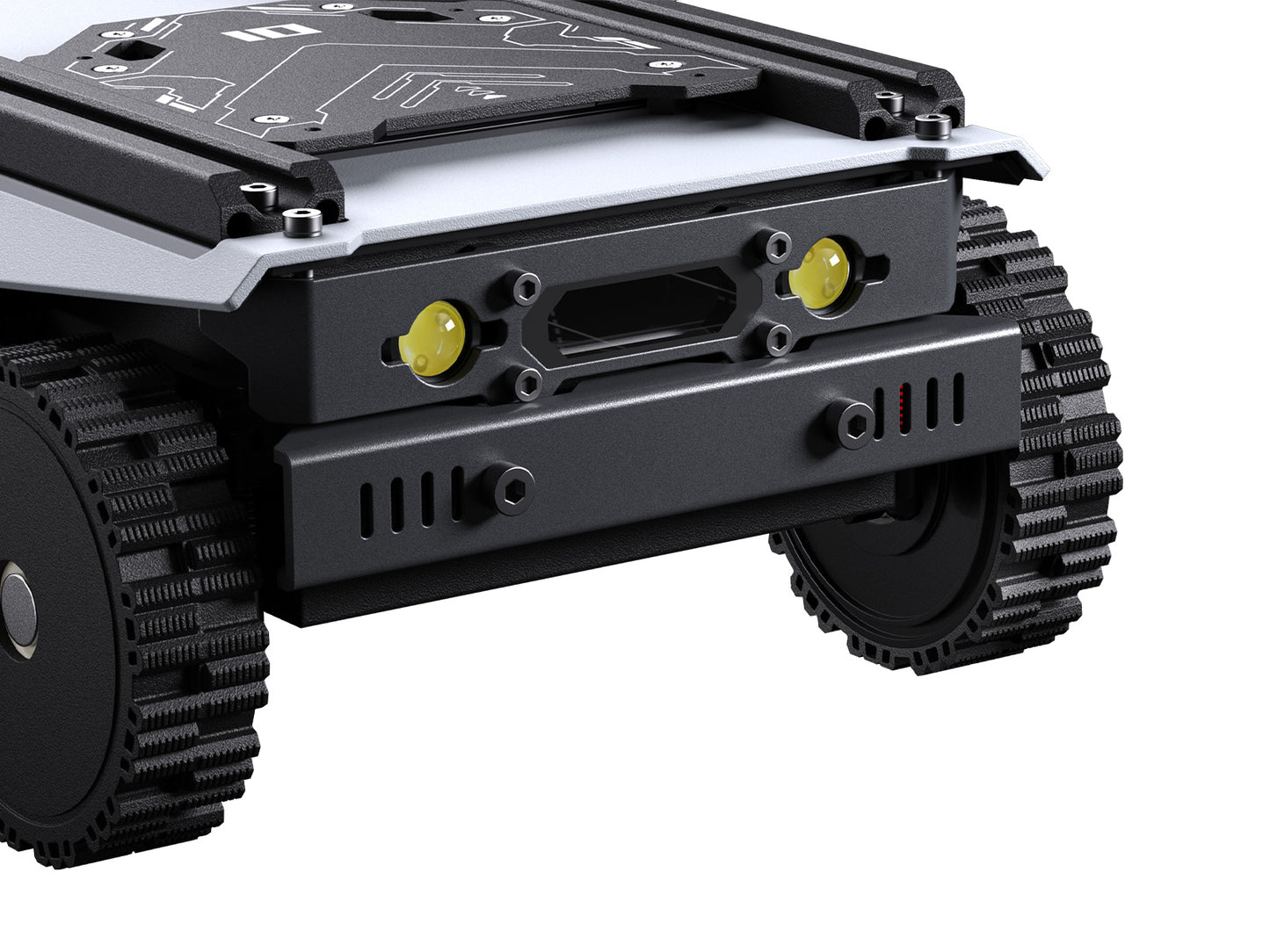 Cobra Flex Universal Modular Drive-by-Wire Chassis, 4 Wheels 4WD Compact Differential Chassis, Hub Motors, Multi-Host Compatible, Fully Open-Source Code
