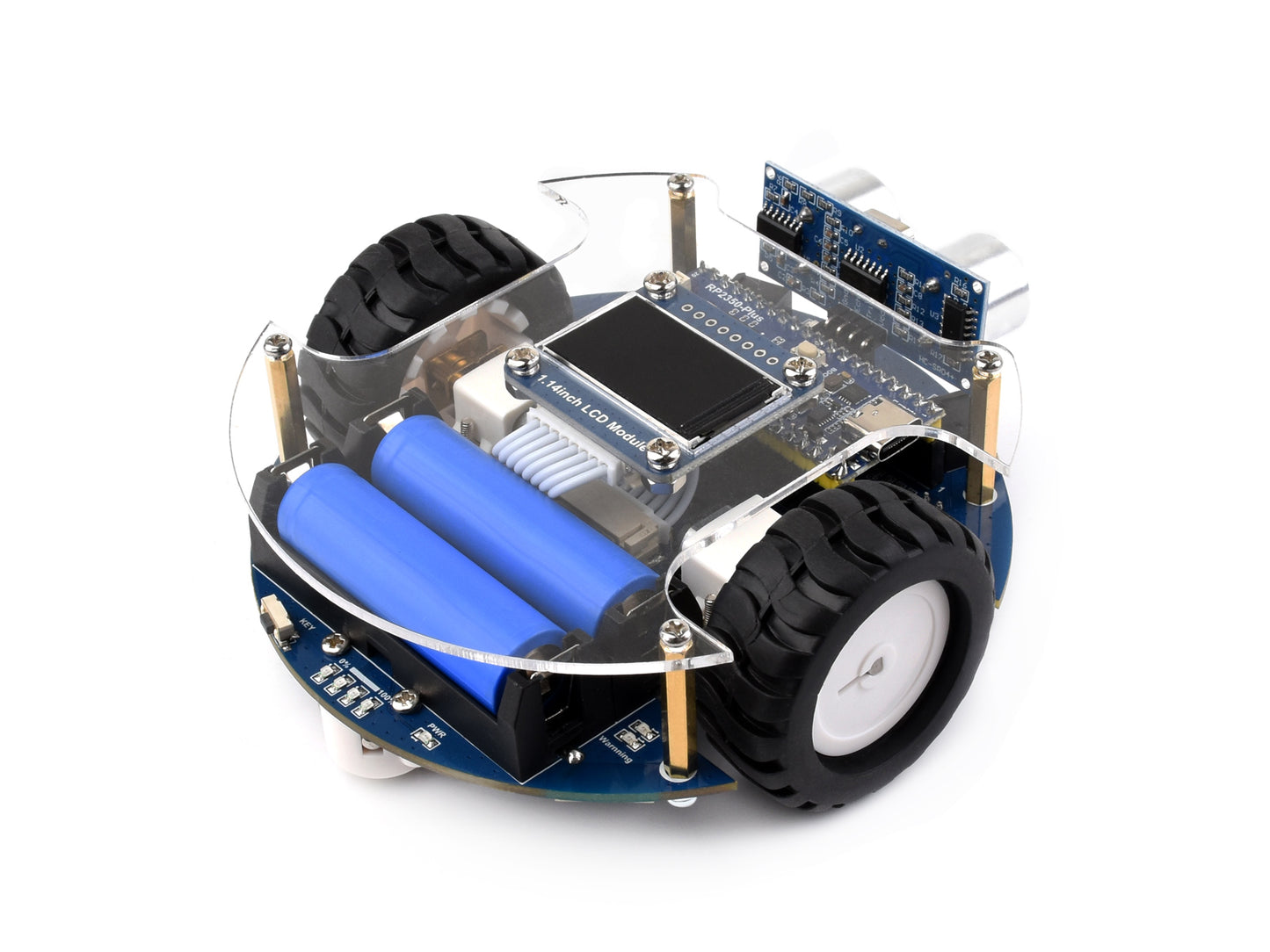 Pico2Go Mobile Robot, Based On RP2350-Plus, Self Driving, Remote Control, Includes RP2350-Plus Control Board