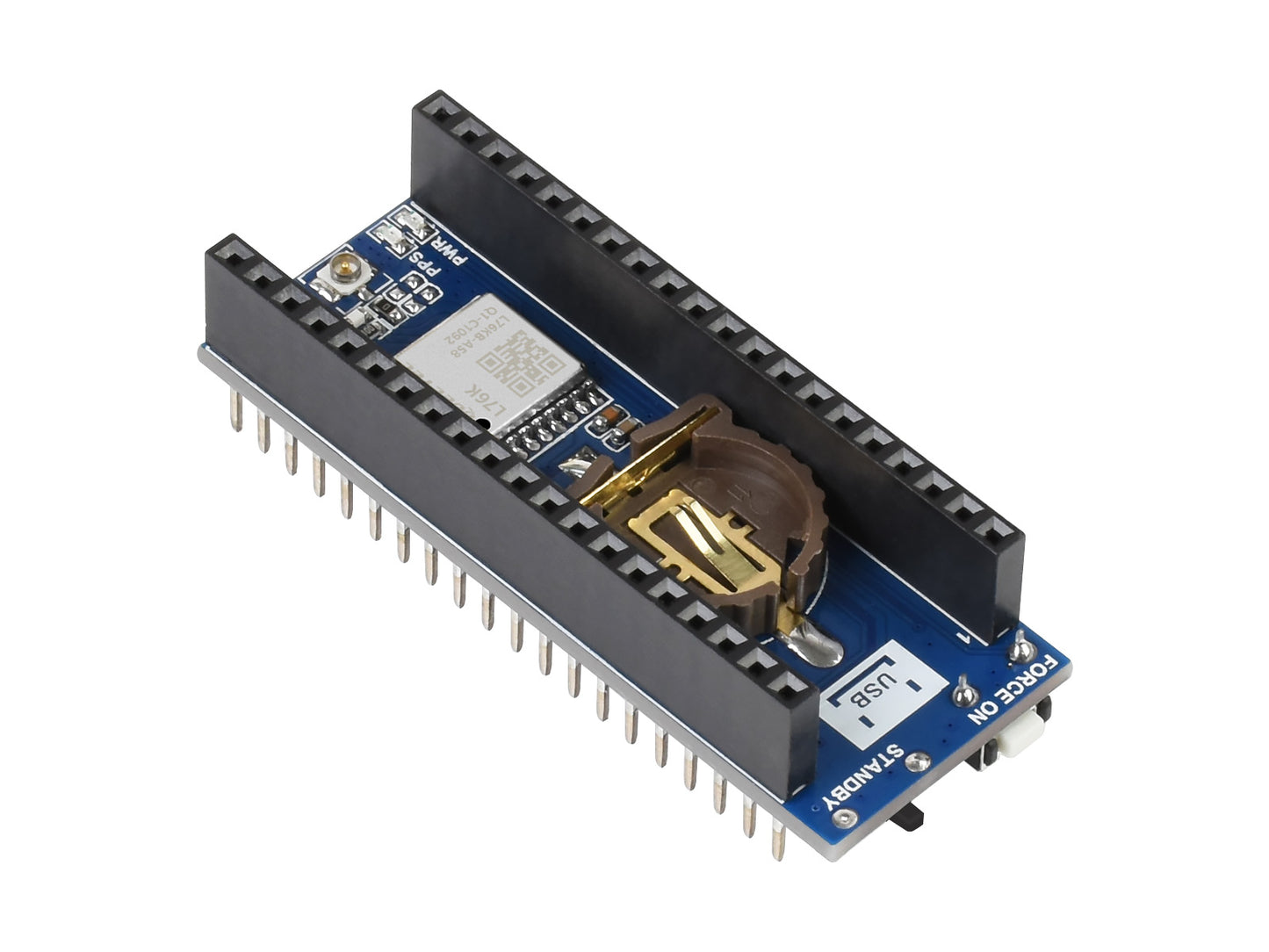 L76K GNSS Module For Raspberry Pi Pico, GPS / BeiDou (BDS) / GLONASS / QZSS Support, Supports A-GNSS Function
