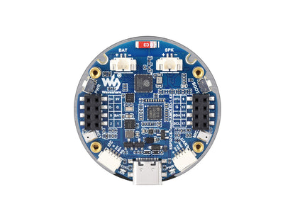 ESP32-C6 1.43inch AMOLED Round Touch Display Development Board, 160MHz RISC-V Processor, 466×466 Pixels, QSPI Interface, Onboard Dual Microphone Array, ESP32 With Display