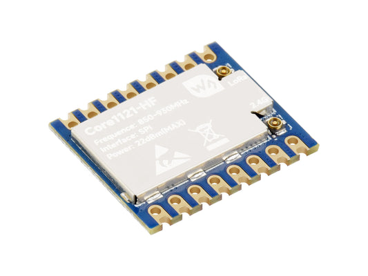 Core1121 LF/HF Dual-Band LoRa Module, Based on Low-Power LR1121 Transceiver, Suitable For Sub-GHz And 2.4GHz Frequency Bands