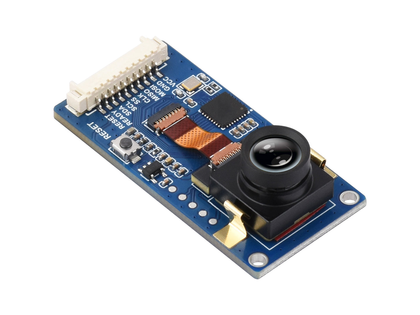 Long-wave IR Thermal Imaging Camera Module, 80 × 62 Pixels IR Array, Motion Detection, SPI And I2C Interfaces Communication, Suitable For Raspberry Pi And Other Development Boards, Options For 44° / 90° FOV