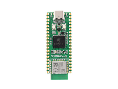 Waveshare RP2350B-Plus-W Development Board, Raspberry Pi RP2350B Dual-core & Dual-architecture Microcontroller, Supports Wi-Fi and Bluetooth, 520KB SRAM And 16MB Flash Memory