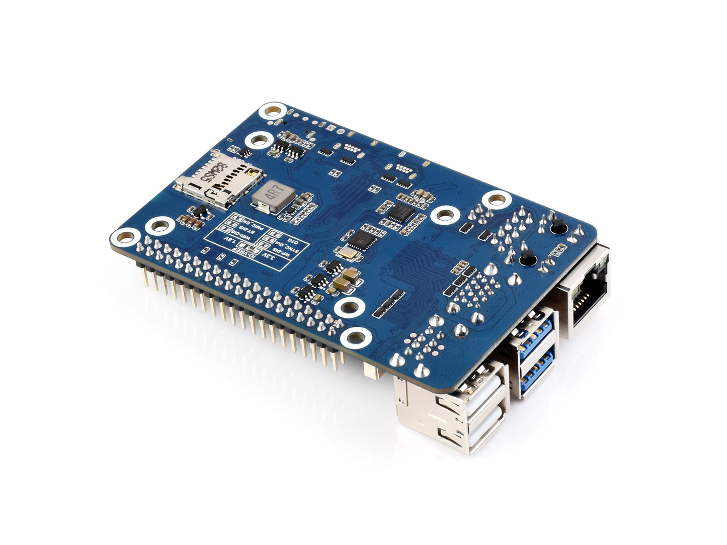 CM5 To Pi 5 Adapter Board For Raspberry Pi 5, Alternative Solution for Raspberry Pi 5, Onboard Audio Header, Supports Connecting To Microphone