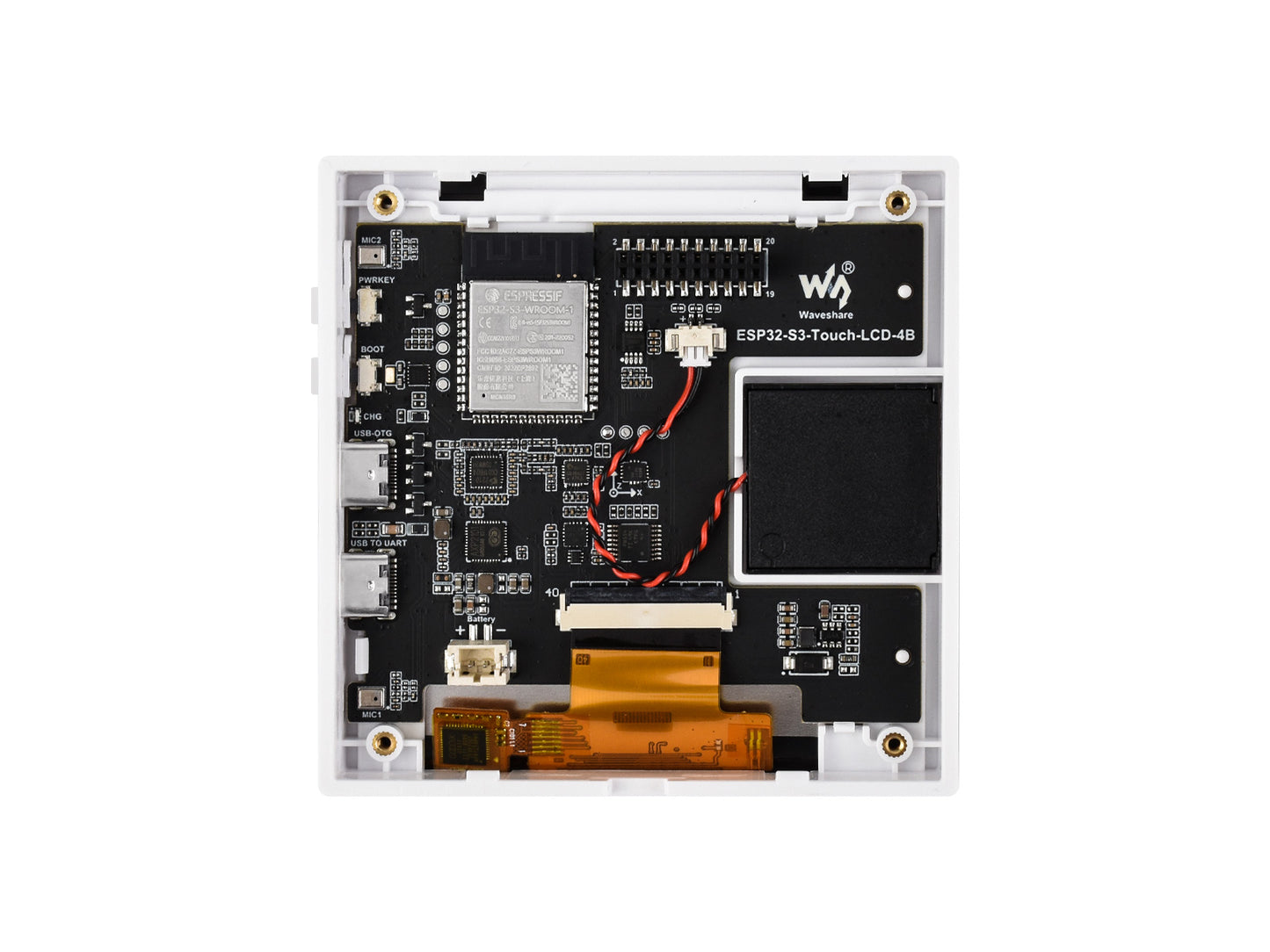 ESP32-S3 Smart 86 Box Development Board, Supports 2.4GHz Wi-Fi And Bluetooth BLE 5, Onboard 4inch 480 × 480 Pixel Touch Display, 5-point Touch, RGB Interface