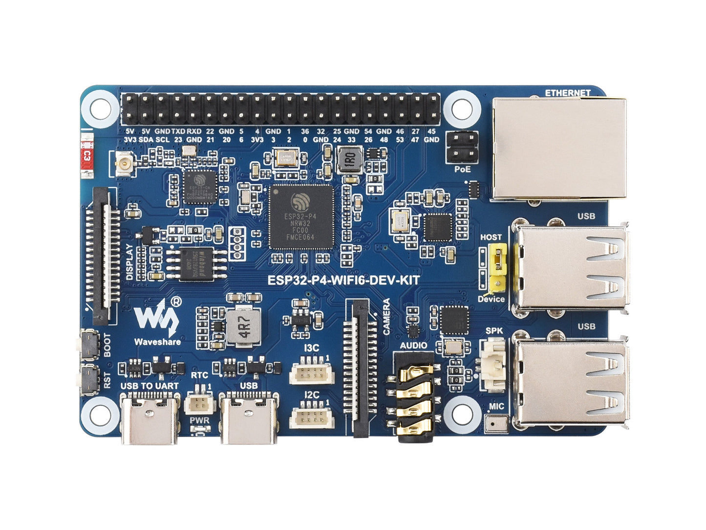 ESP32-P4-WIFI6-DEV-KIT High-Performance Development Board, Based On ESP32-P4 and ESP32-C6, Supports Wi-Fi 6 And Bluetooth 5 / BLE 5
