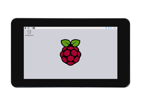 7inch Capacitive Touch IPS Display for Raspberry Pi, with Protection Case, 1024×600, DSI Interface