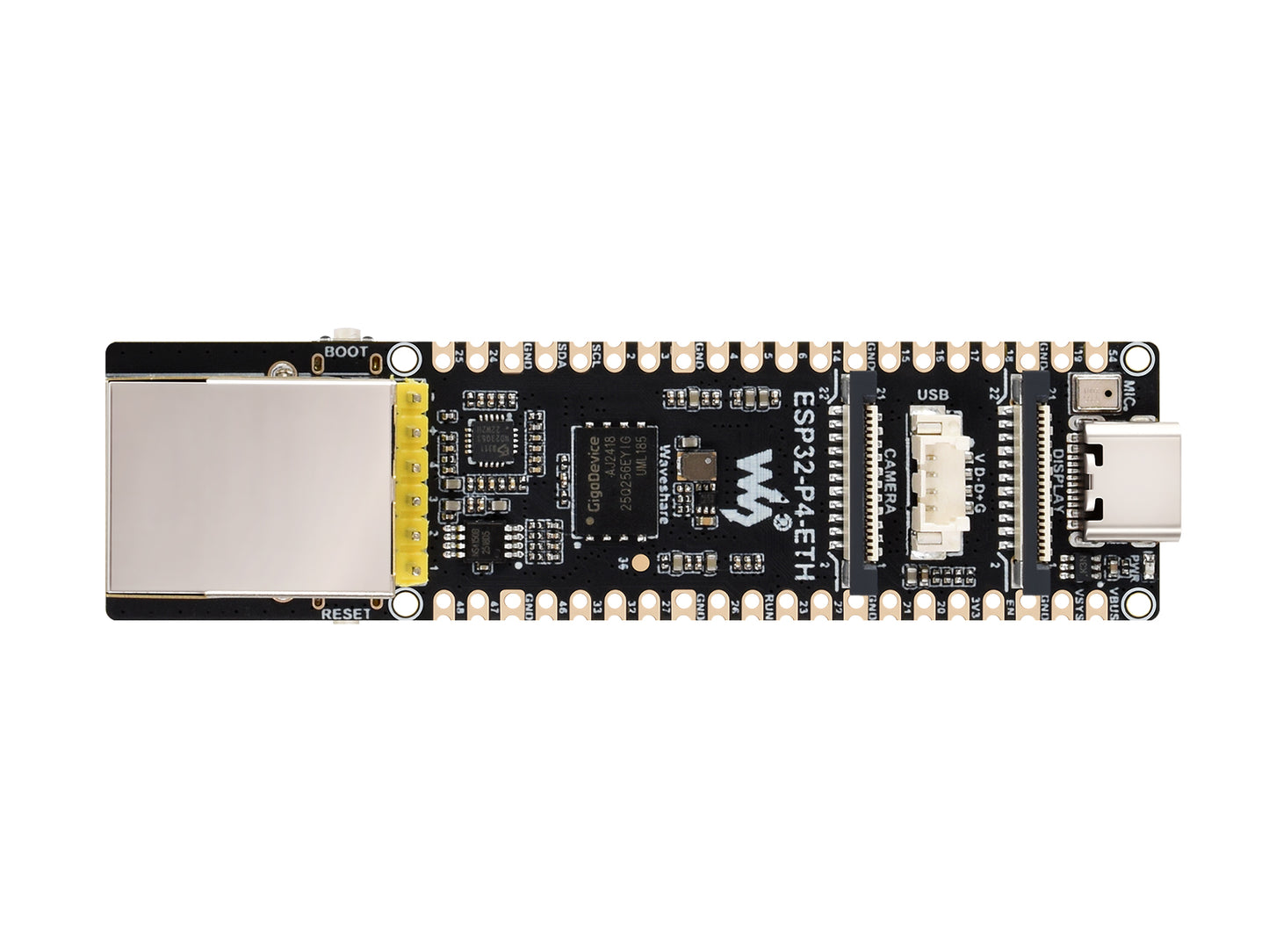 ESP32-P4-ETH High-Performance Development Board, Based On ESP32-P4, With 100 Mbps RJ45 Ethernet Port