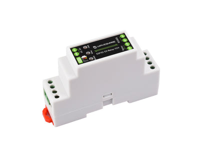 Industrial 1-Channel ESP32-S3 WiFi Relay Module, Supports WiFi / Bluetooth / RS485 Control, With Multiple Isolation Protection Circuits, Rail-Mount Case
