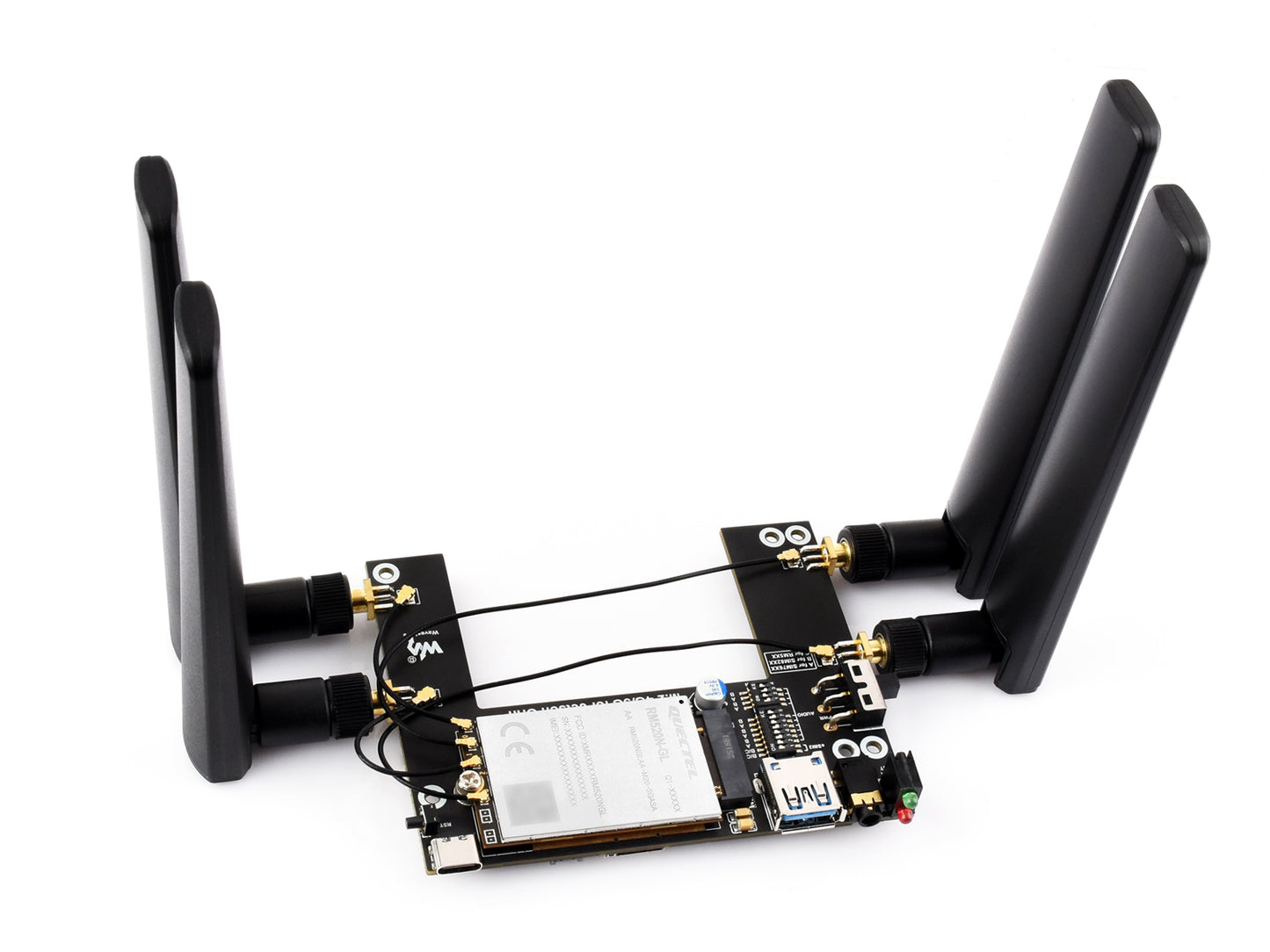 5G/4G/3G Module Designed For Jetson Orin, Includes RM520N-GL Module, Supports 5G NSA And SA Networking, GNSS Positioning
