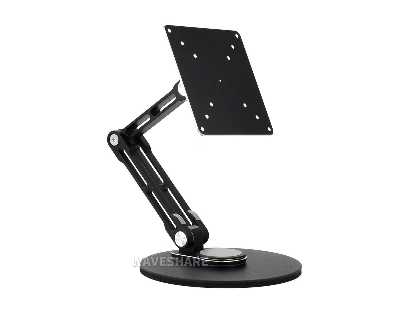 VESA Portable Monitor Adjustable Stand, Compatible With Monitors Up To 19inch, Supports Multi-axis Rotation, Weighted Base And Ergonomic Design, Foldable For Easy Storage