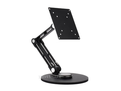 VESA Portable Monitor Adjustable Stand, Compatible With Monitors Up To 19inch, Supports Multi-axis Rotation, Weighted Base And Ergonomic Design, Foldable For Easy Storage