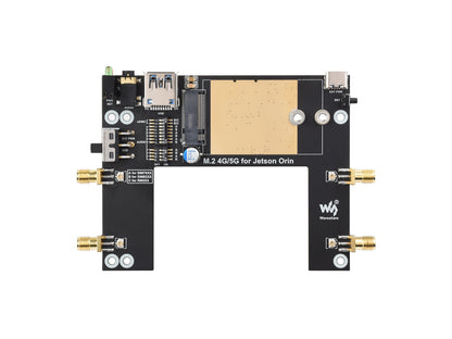 4G Module Expansion Board Designed For Jetson Orin, Includes SIM7600G-H-M.2 4G Module, Supports 4G / 3G / 2G Communication And GNSS Positioning, Global Coverage