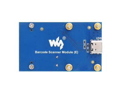 2D Codes Scanner Module (E), Barcode / 2D Code Scanner Module, Supports Metal DPM Code Recognition, Compatible With Multiple Barcode Formats Including DotCode And DM, Supports Multi-barcode Simultaneous Recognition, Onboard USB And UART Interfaces