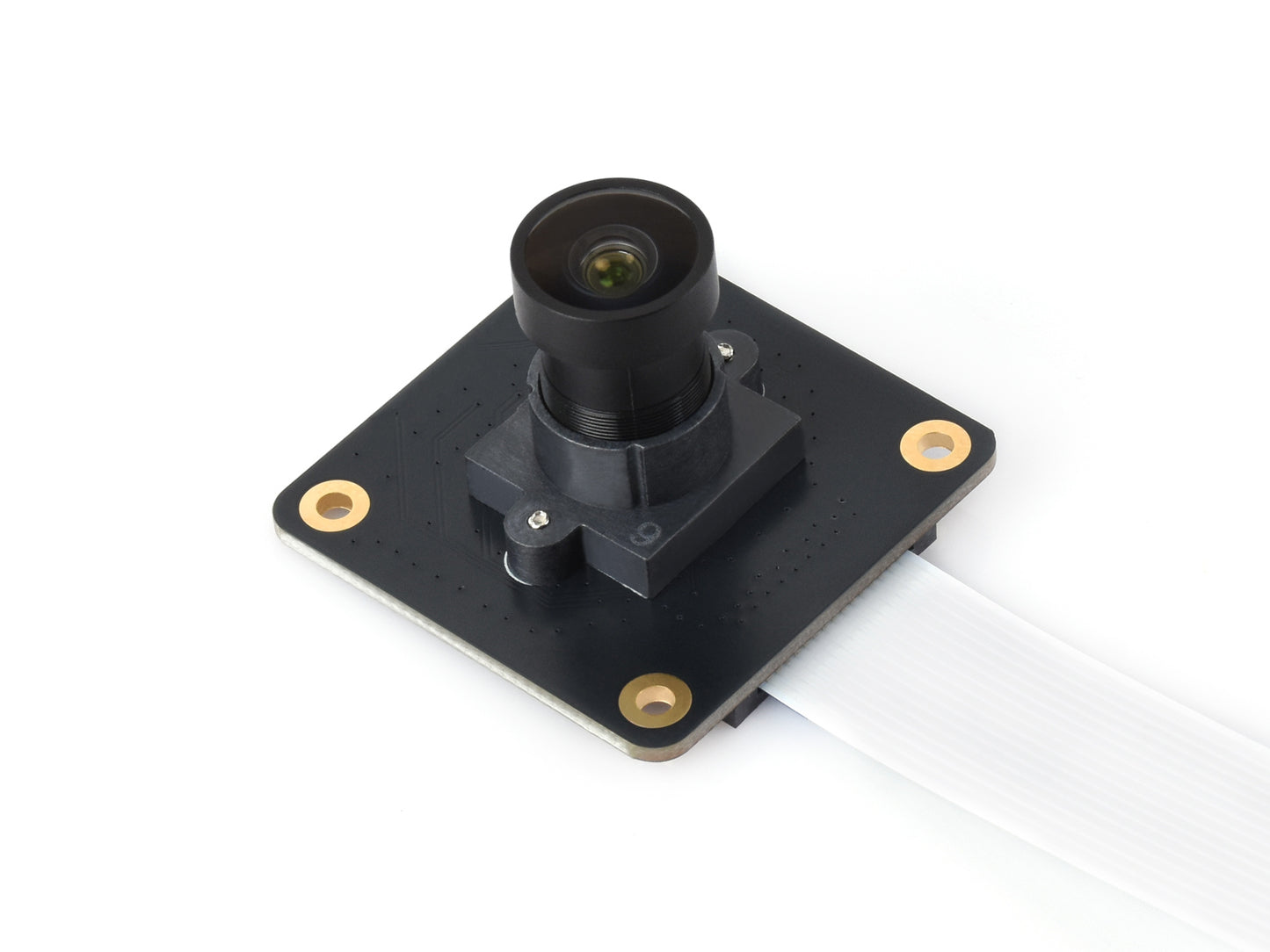 IMX296 1.6MP M12 Mono Camera, Global Shutter, Supports Raspberry Pi Series Boards