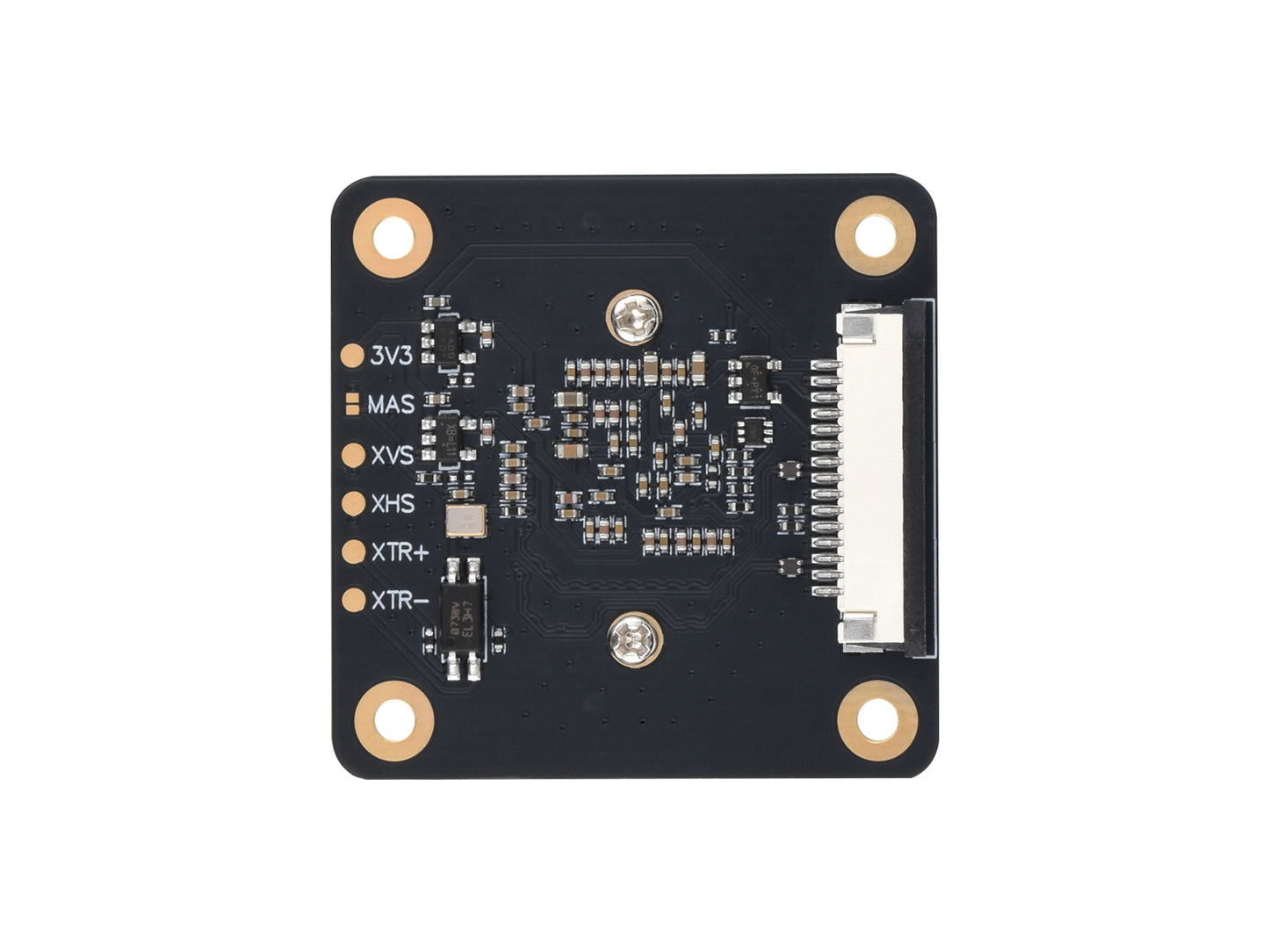 IMX296 1.6MP M12 Mono Camera, Global Shutter, Supports Raspberry Pi Series Boards