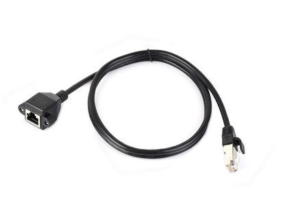 RJ45 Ethernet Extension Cable, Nickel-plated Iron Shell Protection, Providing Effective Interference Shielding, Flexible PVC Jacket