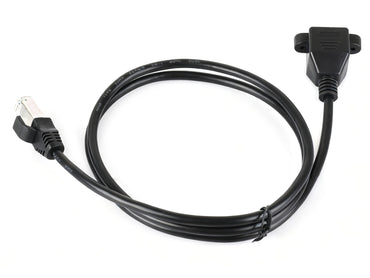 RJ45 Ethernet Extension Cable, Nickel-plated Iron Shell Protection, Providing Effective Interference Shielding, Flexible PVC Jacket