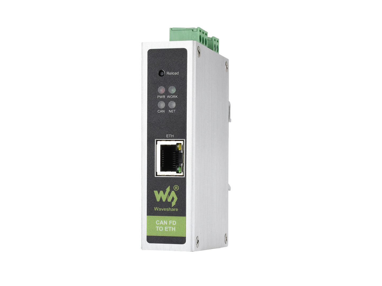 CAN FD Protocol Converter, CAN FD To ETH Bidirectional Data Communication, Supports 5 Data Conversion Modes And CAN 2.0A/2.0B Protocols, Rail-mount Support
