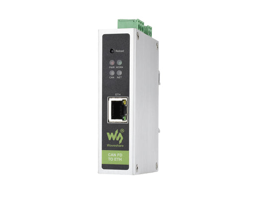 CAN FD Protocol Converter, CAN FD To ETH Bidirectional Data Communication, Supports 5 Data Conversion Modes And CAN 2.0A/2.0B Protocols, Rail-mount Support