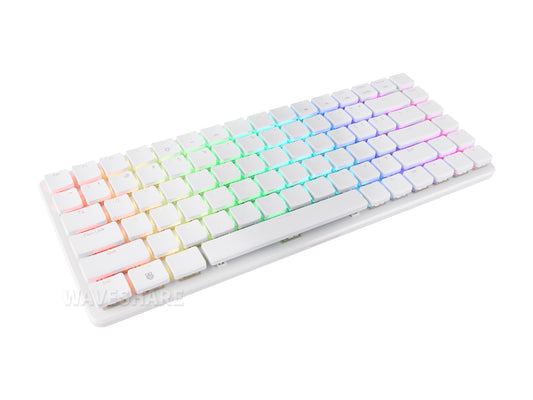 Raspberry Pi 500+, Powerful Computer Built Into A High-quality Mechanical Keyboard, WIFI / Bluetooth Support, Dual-4K Outputs, Comes with Official Raspberry Pi 256GB NVMe Solid State Drive, Programmable RGB Backlight