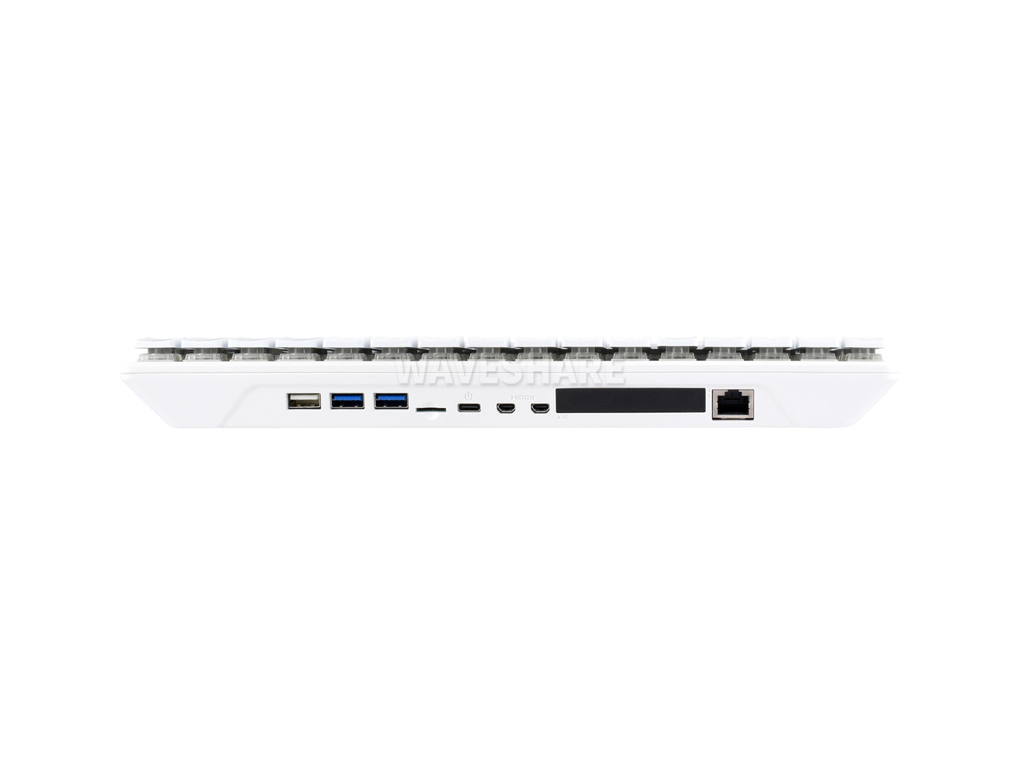 Raspberry Pi 500+, Powerful Computer Built Into A High-quality Mechanical Keyboard, WIFI / Bluetooth Support, Dual-4K Outputs, Comes with Official Raspberry Pi 256GB NVMe Solid State Drive, Programmable RGB Backlight