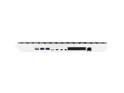 Raspberry Pi 500+, Powerful Computer Built Into A High-quality Mechanical Keyboard, WIFI / Bluetooth Support, Dual-4K Outputs, Comes with Official Raspberry Pi 256GB NVMe Solid State Drive, Programmable RGB Backlight