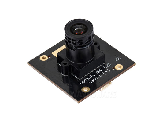 OS08A10 8MP M12 USB Camera Module, OS08A10 Sensor Chip, USB2.0 Port, Better Sensitivity In Low-Light Condition, Easy To Use
