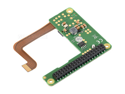 Official Raspberry Pi M.2 HAT+ Compact, Designed For Raspberry Pi 5, HAT+ Standard, Supports NVMe Protocol M.2 Solid State Drive With 2230 Form Factor, Suitable For Use With The Raspberry Pi Case