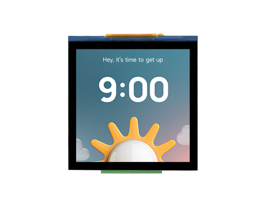 RP2350 4inch Display Development Board, 480×480 IPS Panel Display, 65K Color, Dual-core & Dual-architecture Design, Optional For Touch Function