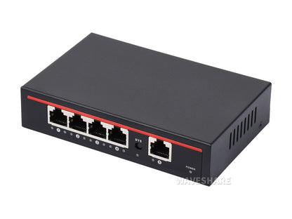 AC PoE Integrated Gigabit Router, 5 Gigabit Ports, Standard PoE Power Supply Output, AP Management