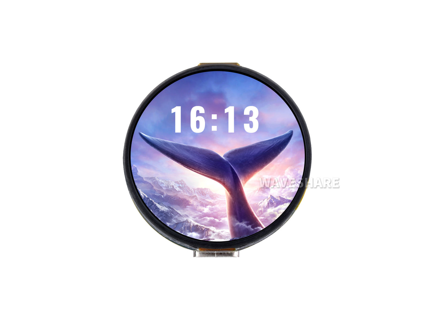 ESP32-S3 1.32inch AMOLED Round Touch Display Development Board, 466×466 Pixels, QSPI Interface, Supports Wi-Fi and Bluetooth 5