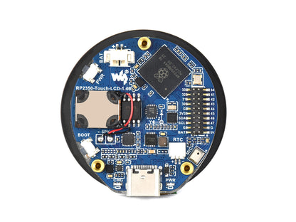 RP2350 1.46inch Capacitive Touch Round Display Development Board, 480×480 IPS Panel Display, 65K Color