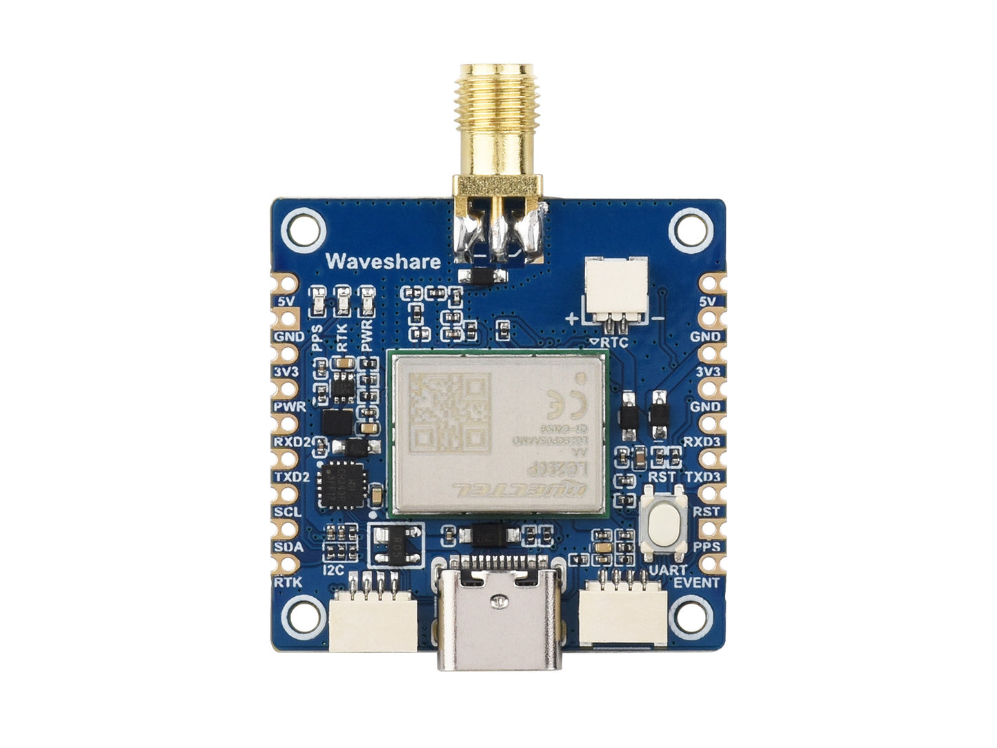 LG290P Series Quad-band GNSS Module, Quad-band RTK Centimeter-Level Positioning, L1+L2+L5+E6 Quad-band Positioning Technology, Supports Multi-constellation Simultaneous Reception