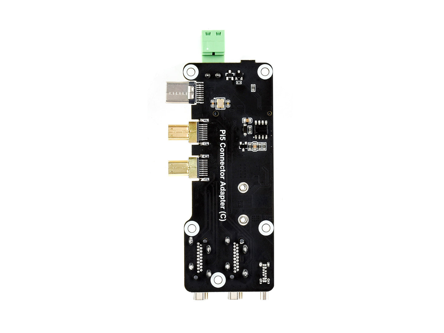 PCIe To M.2 Multifunctional Adapter, Compatible with Raspberry Pi 5, Two Power Supply Methods, Supports Dual 4K Outputs