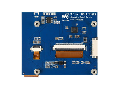 3.5inch DSI Capacitive Touch Display, 5-Point Touch, 640 × 480 Pixels, IPS Display Panel, Supports Raspberry Pi Series Boards