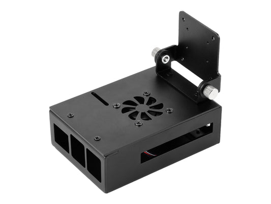 Aluminum Alloy Cooling Case For RDK X5, Comes With Heatsink And Cooling Fan, With Camera Holder, Supports Installing IMX219 And IMX477 Series Camera modules