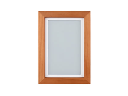 7.3inch E6 Full Color E-Paper With Solid Wood Photo Frame For Raspberry Pi Zero, Ultra-long Standby, 800 × 480 Resolution, Batt. and Zero 2 WHC board are Optional