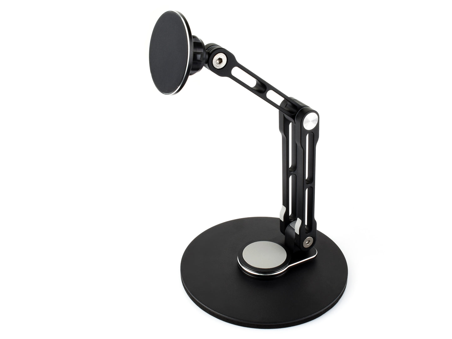 Magnetic N52 Neodymium Magnet Portable Monitor Adjustable Stand, Compatible With 4~18.5inch Monitors, Supports Multi-axis Rotation, Comes With Magnetic Metal Rings, Foldable For Easy Storage