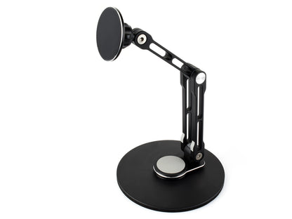 Magnetic N52 Neodymium Magnet Portable Monitor Adjustable Stand, Compatible With 4~18.5inch Monitors, Supports Multi-axis Rotation, Comes With Magnetic Metal Rings, Foldable For Easy Storage