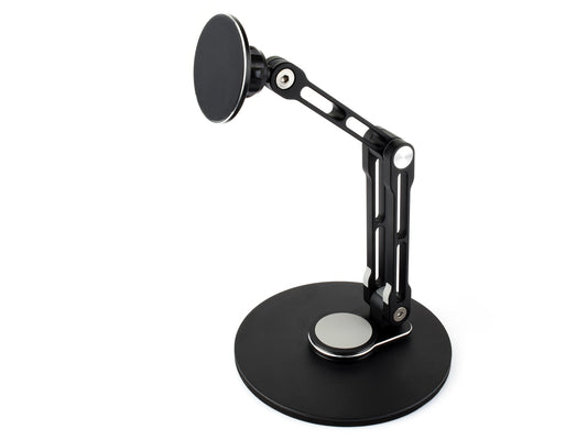 Magnetic N52 Neodymium Magnet Portable Monitor Adjustable Stand, Compatible With 4~18.5inch Monitors, Supports Multi-axis Rotation, Comes With Magnetic Metal Rings, Foldable For Easy Storage