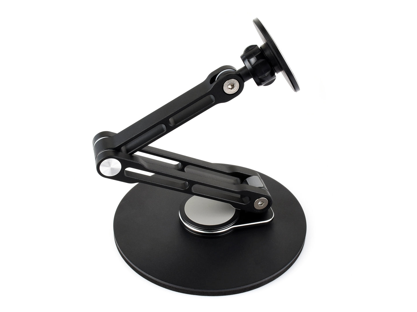 Magnetic N52 Neodymium Magnet Portable Monitor Adjustable Stand, Compatible With 4~18.5inch Monitors, Supports Multi-axis Rotation, Comes With Magnetic Metal Rings, Foldable For Easy Storage